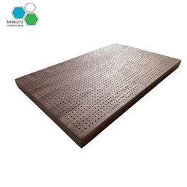 Perforated Sound Absorbing Aluminum Honeycomb Engineering Panel For Building Facade & Noise Reduction