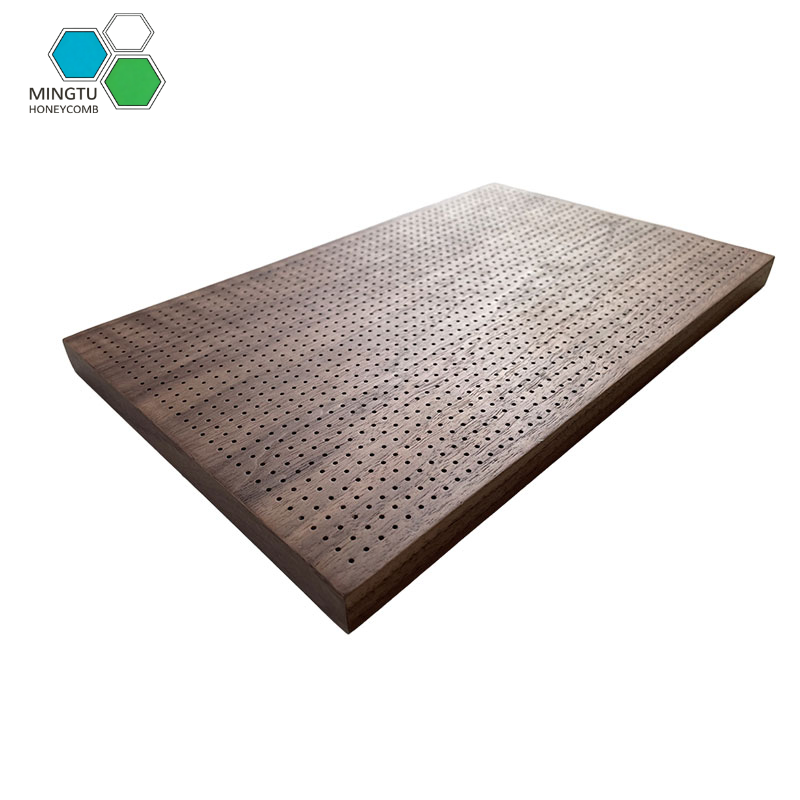 Perforated Sound Absorbing Aluminum Honeycomb Engineering Panel For Building Facade & Noise Reduction