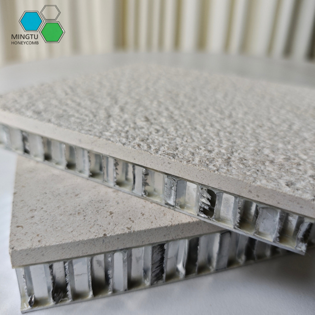 Ultra Thin Lightweight Stone Honeycomb Composite Panel For Curtain Wall Elevator Interior Marine Decoration