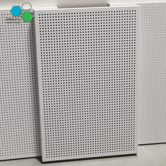 Custom Micro Perforated Aluminum Honeycomb Panel, Grade A Fireproof Acoustic Honeycomb Board for Concert Hall & Meeting Room